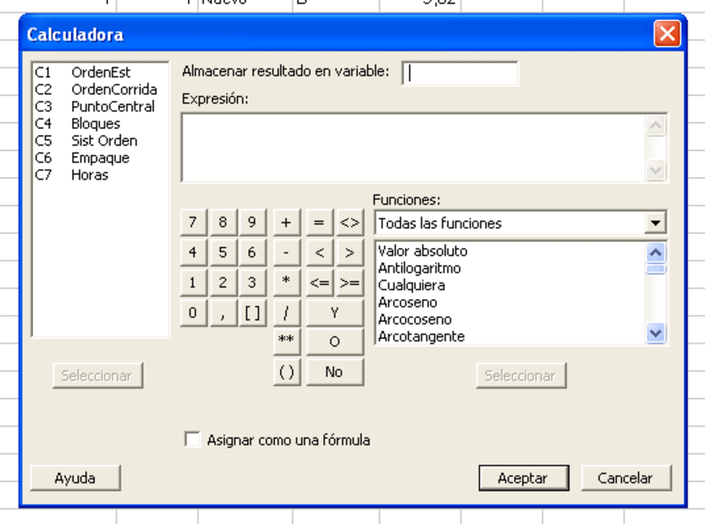 Excel Minitab Free Download